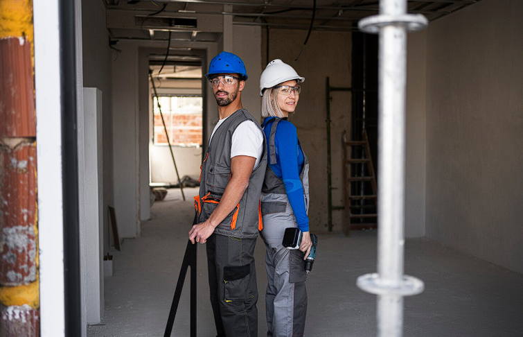 Commercial maintenance team